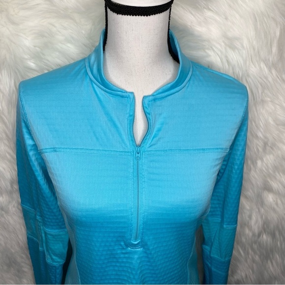 Under Armour Cold Gear Morning Mile 1/4 Zip Fitted Top Size Medium - Picture 3 of 12